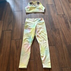 Fabletics power hold athletics set gorgeous pastels set